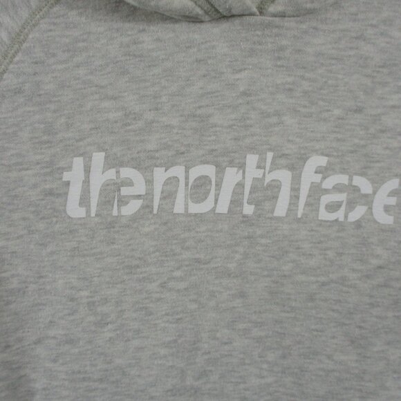 North Face Sweater Womens Medium Ivory Pull Over Hoodie Hike Outdoors Fleece - Picture 5 of 14